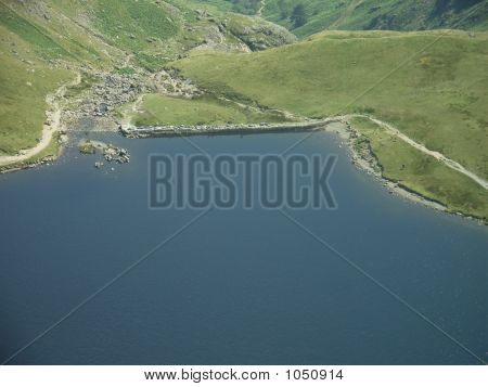 Secluded Mountainside Lake
