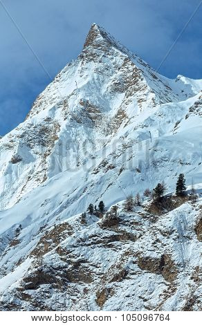 Samnaun Alps Winter View (swiss).