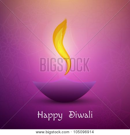 Happy diwali greeting card