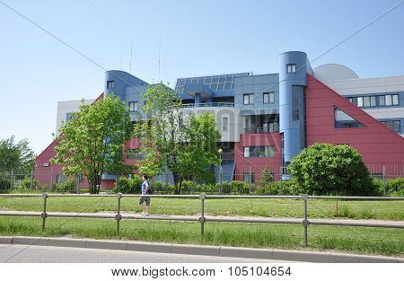 MOSCOW RUSSIA 05.28.2015 - Department of the Military Commissariat in Zelenograd