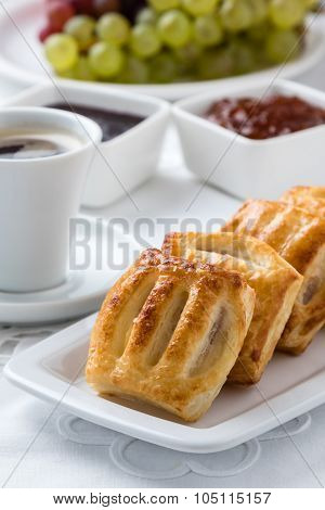 Sweet Puff Pastry Breakfast