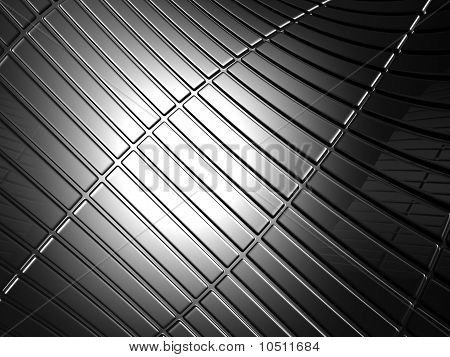 Abstract Stripe Pattern in alluminio