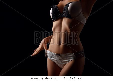 Attractive alluring girl seducing you