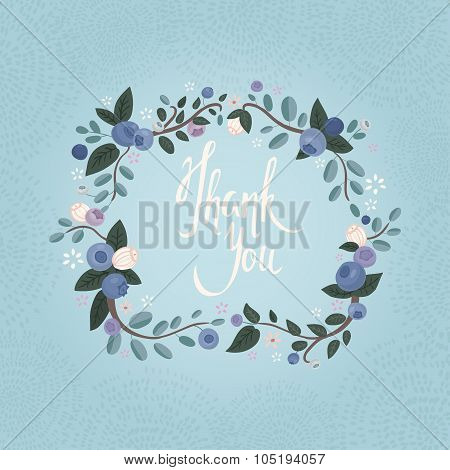 Blueberry Wreath