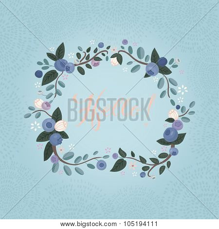 Blueberry Wreath