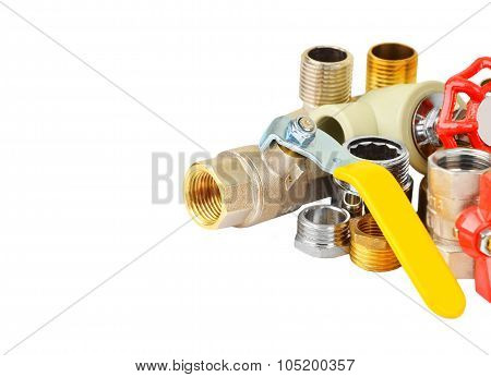 Plumbing fitting and ball valve