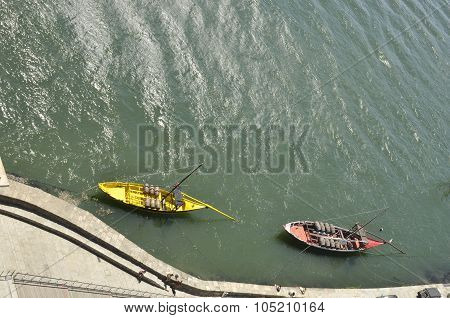 Boats On The Douro River