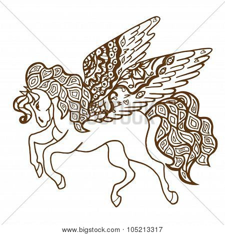 Brown Horse.