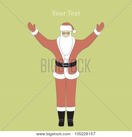 Cute Santa Claus.