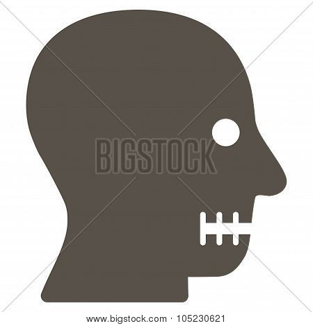 Sewn Mouth Icon