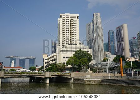 Business District Of Singapore