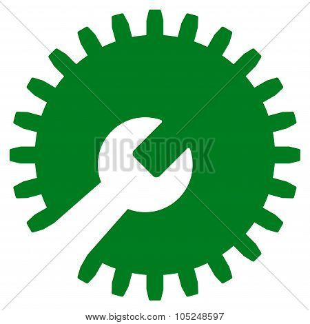 Gear Tools Flat Icon