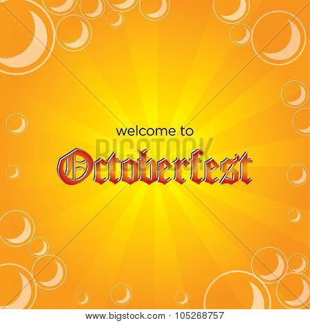 Octoberfest Vector Background Template