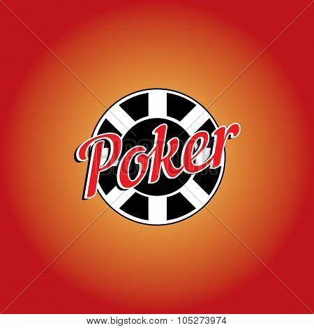 Poker Casino Vector Logo Template