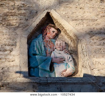 Old Carving In Wall Of Tallinn