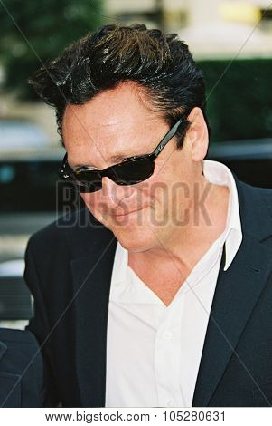 CANNES, FRANCE - MAY 17: Actor Michael Madsen arrives for the screening of the film 'Il Cuore Altrove' at the Palais des Festivals during the 56 Cannes Film Festival on May 17, 2003 in Cannes, France