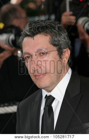 CANNES, FRANCE - MAY 15: Actor Alain Chabat attends a screening of ' Star War III ' at the Grand Theatre during the 58th  Cannes Film Festival May 15, 2005 in Cannes, France