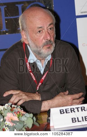 MOSCOW - JUNE 25 : Director Bertrand Blier attends the press conference at the 28th International Moscow Film Festival on June 25, 2006 in Moscow, Russia