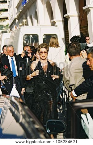 CANNES, FRANCE - MAY 17: French actress Catherine Deneuve attend the Cannes Film Festival on May 17, 2000 in Cannes, France