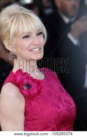 CANNES, FRANCE - MAY 14:Ellen Barkin    attends the  'Wall Street: Money Never Sleeps' held at the Palais during the 63rd   Cannes Film Festival on May 14, 2010 in Cannes, France.