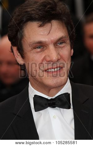 CANNES, FRANCE - MAY 15: Marc Lavoine  attends the 'You Will Meet A Tall Dark Stranger' Premiere held at the Palais des Festivals during the 63rd Cannes  Festival on May 15, 2010 in Cannes, France