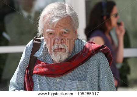 CANNES, FRANCE - MAY 18: Actor Michael Lonsdale attends the 'Of Gods And Men' Photocall at the Palais des Festivals during the 63rd Annual Cannes Film Festival on May 18, 2010 in Cannes, France