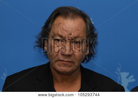 BERLIN, GERMANY - FEBRUARY 10: French director Tony Gatlif gives a press conference to present the film 'Indignados' of the 62 Berlin Festival at the Hyatt on February 10, 2012 in Berlin, Germany.