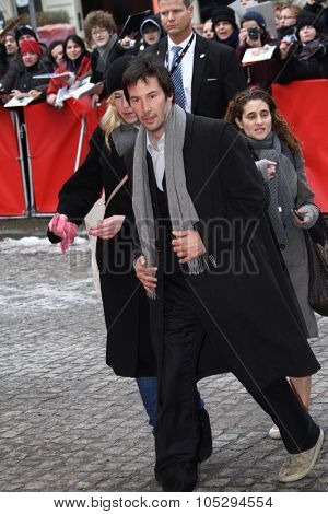 BERLIN, GERMANY - FEBRUARY 15: Keanu Reeves attends the 'Side By Side' Premiere during of the 62nd Berlin Film Festival at the Haus Der Berliner Festspiele on February 15, 2012 in Berlin, Germany.