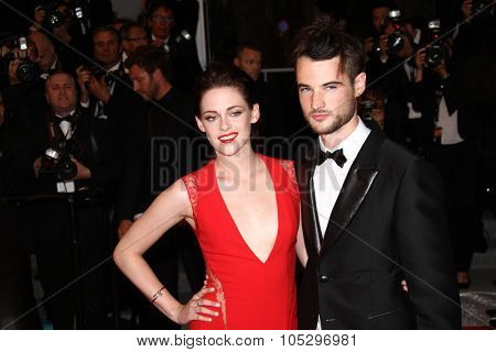 CANNES, FRANCE - MAY 25: Kristen Stewart and Tom Sturridge attend the 'Cosmopolis' Premiere during the 65th Cannes Film Festival at Palais des Festivals on May 25, 2012 in Cannes, France