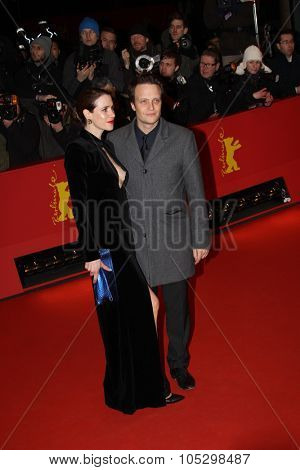 BERLIN, GERMANY - FEBRUARY 13: August Diehl and Julia Malik attend the 'Night Train to Lisbon' Premiere during the 63rd Berlinale Festival at the Berlinale  on February 13, 2013 in Berlin, Germany.