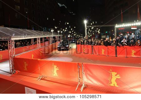 BERLIN, GERMANY - FEBRUARY 16: Berlinale Palast, red carpet the main venue at the 63th Berlinale International Film Festival on February 16, 2013 in Berlin, Germany