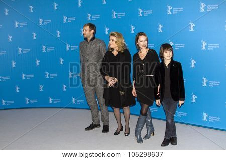 BERLIN, GERMANY - FEBRUARY 15: Actress Catherine Deneuve attends the 'On My Way' Photocall during the 63rd Berlinale International Film Festival on February 15, 2013 in Berlin, Germany.