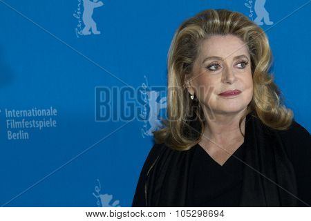 BERLIN, GERMANY - FEBRUARY 15: Actress Catherine Deneuve attends the 'On My Way' Photocall during the 63rd Berlinale International Film Festival on February 15, 2013 in Berlin, Germany.