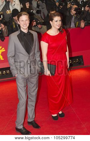 BERLIN, GERMANY - FEBRUARY 11: Mikkel Boe Folsgaard; Nermina Lukac attend the 'Before Midnight' Premiere during the 63rd Berlinale  Film Festival at the Palast on February 11, 2013 in Berlin, Germany.