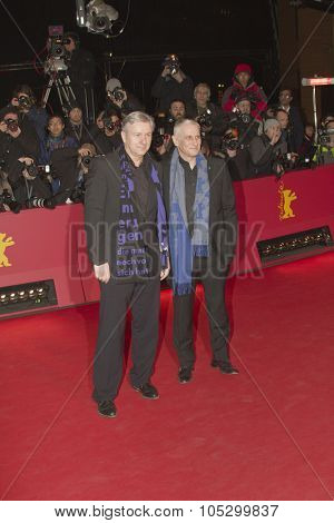BERLIN, GERMANY - FEBRUARY 16:  Klaus Wowereit; Joern Kubicki attend the Closing Ceremony of the 63rd Berlinale Film Festival at Berlinale Palast on February 16, 2013 in Berlin, Germany.