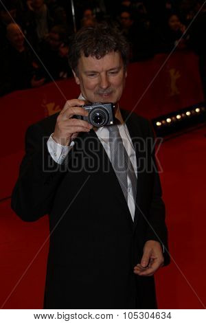 BERLIN, GERMANY - FEBRUARY 06:  Michel Gondry   attends 'The Grand Budapest Hotel' Premiere during the 64th Berlinale Film Festival at Palast on February 6, 2014 in Berlin, Germany