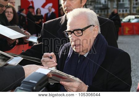BERLIN, GERMANY - FEBRUARY 14:  Martin Scorsese arriving for the 'Untitled New York Review'  during 64th Berlinale Festival at Haus der Berliner Festspiele on February 14, 2014 in Berlin, Germany. 