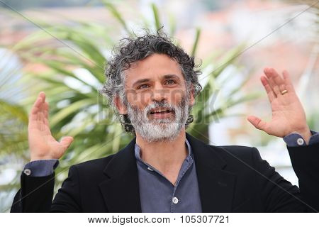 CANNES, FRANCE - MAY 21: Enrico Lo Verso  attends a photocall to present Cannes Classics at the 67th Annual Cannes Film Festival on May 21, 2014 in Cannes, France. 