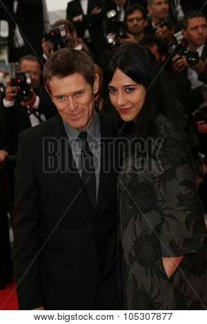 CANNES, FRANCE - MAY 22: Willem Dafoe; Giada Colagrande attend the 'Jimmy's Hall' premiere during the 67th Annual Cannes Film Festival on May 22, 2014 in Cannes, France.