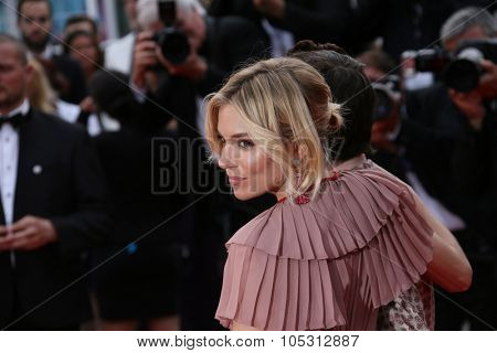 Sienna Miller attends the 'Macbeth' Premiere during the 68th annual Cannes Film Festival on May 23, 2015 in Cannes, France.