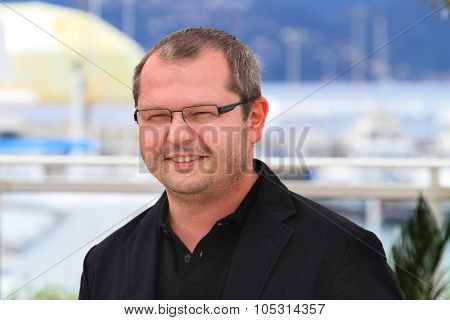 Corneliu Porumboiu attends the 'Treasure' photocall during the 68th annual Cannes Film Festival on May 21, 2015 in Cannes, France.