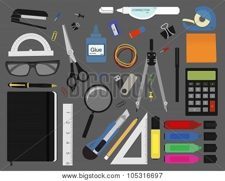 Stationery tools color
