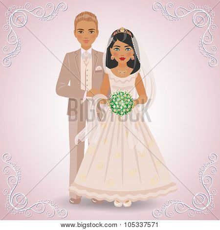 The Betrothed Pair In Full-length