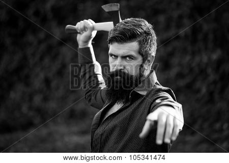 Man With Sharp Axe