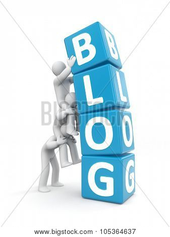 The team maintains a blog - metaphor