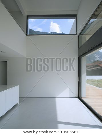 maison moderne, intérieure