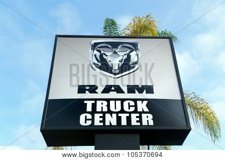 Dodge Ram Truck Sign And Logo