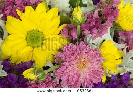 Bouquet Flowers Texture