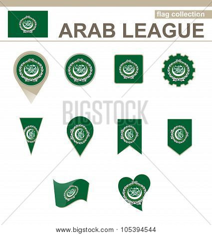 Arab League Flag Collection