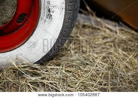 Whitewall Car Tire
